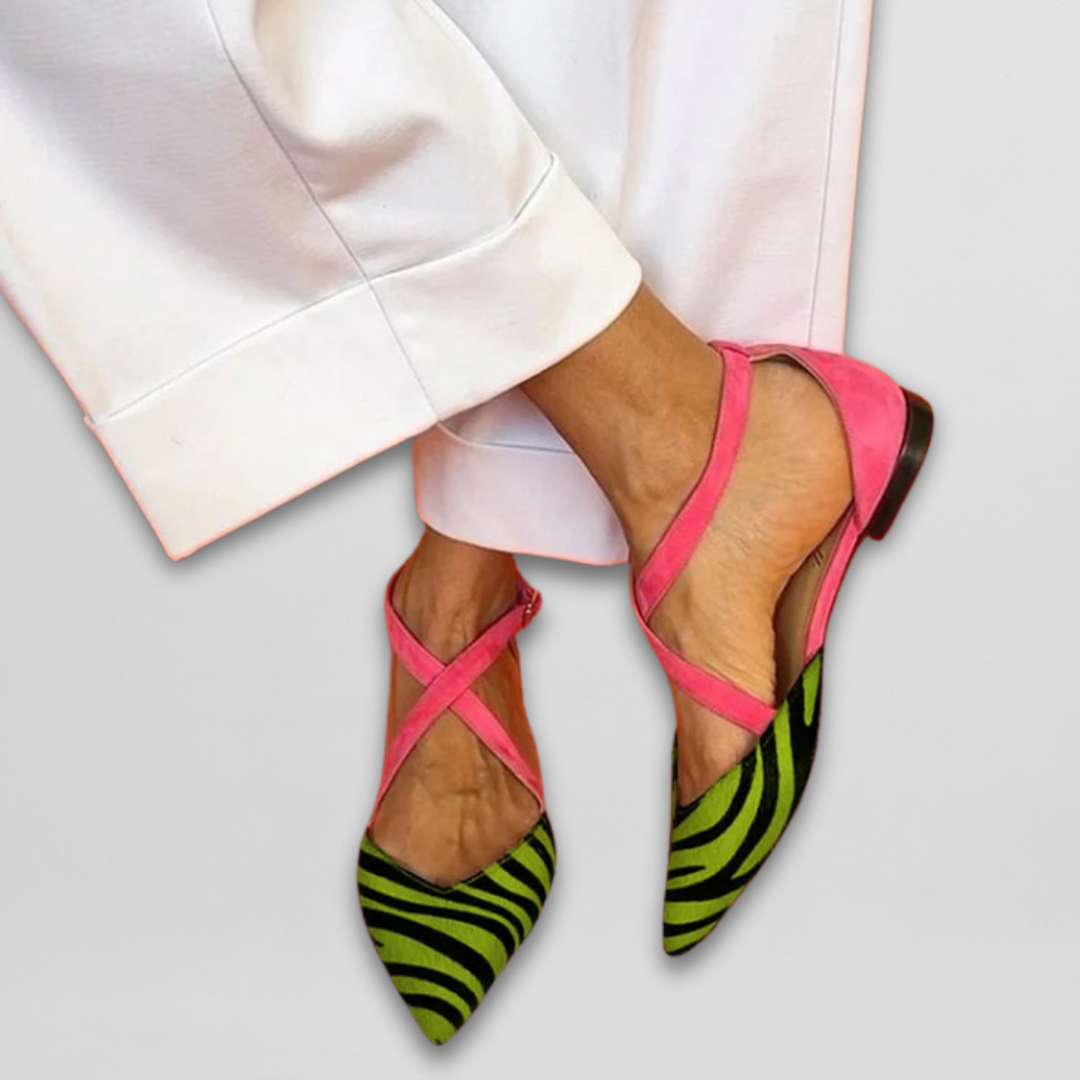 Olivia - Ballet Flats with Straps