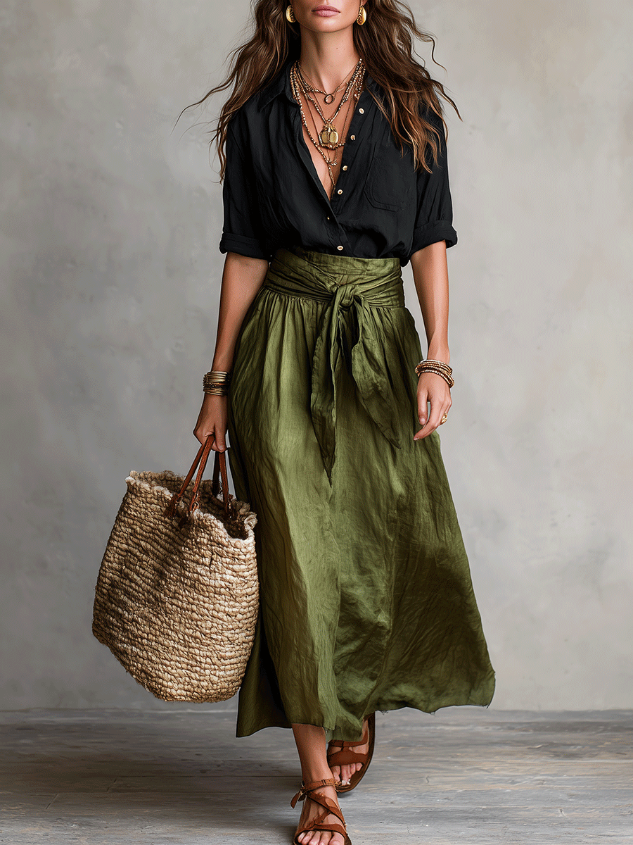 Alice - Effortless Elegance Boho Skirt Set