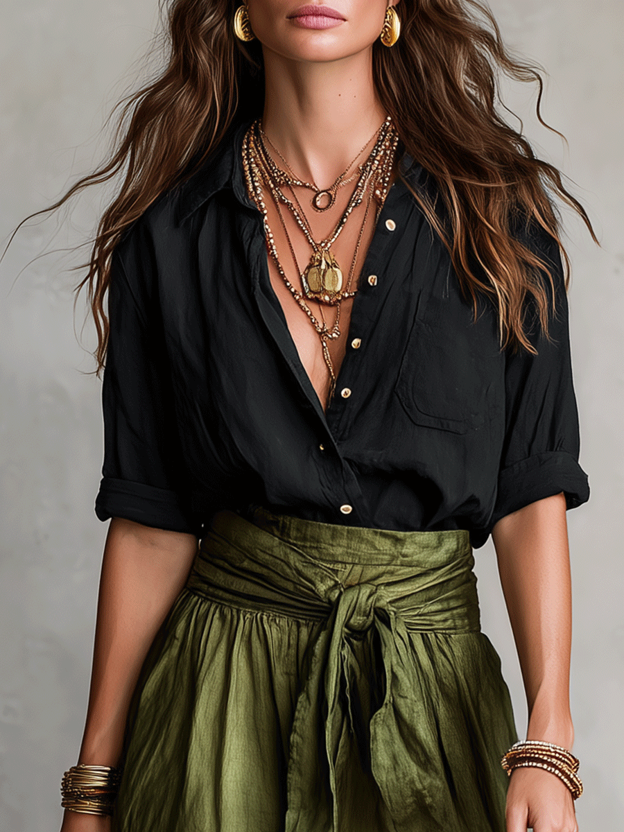 Alice - Effortless Elegance Boho Skirt Set