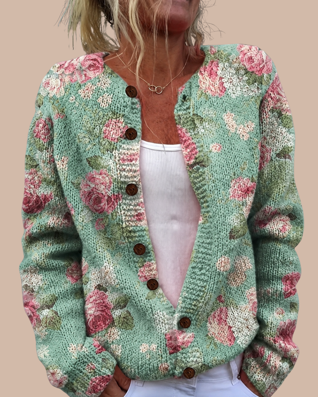 Hemswick® | The Whimsical Motif Knit Cardigan
