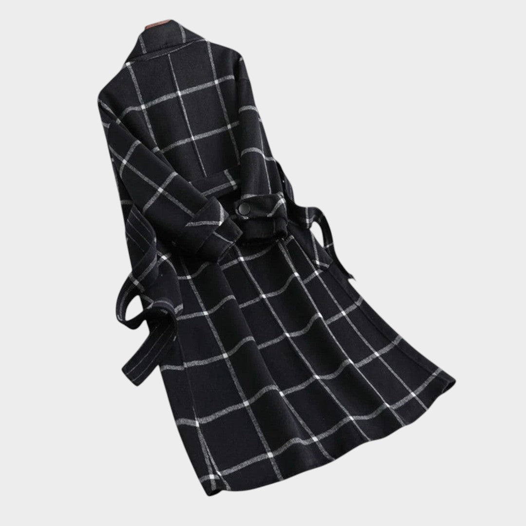Adriana™ | Classic Check Autumn Coat