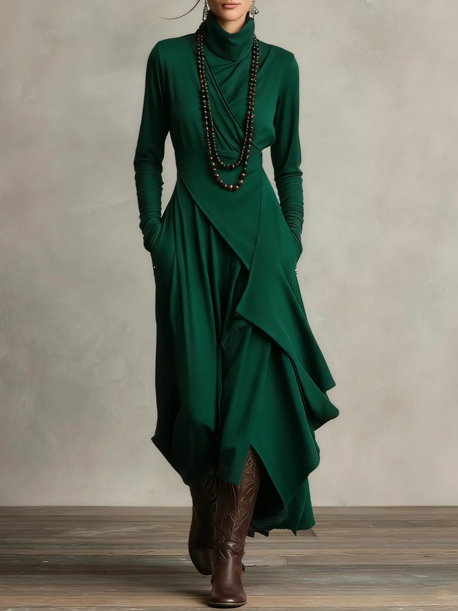 Genevieve | The Turtleneck Maxi