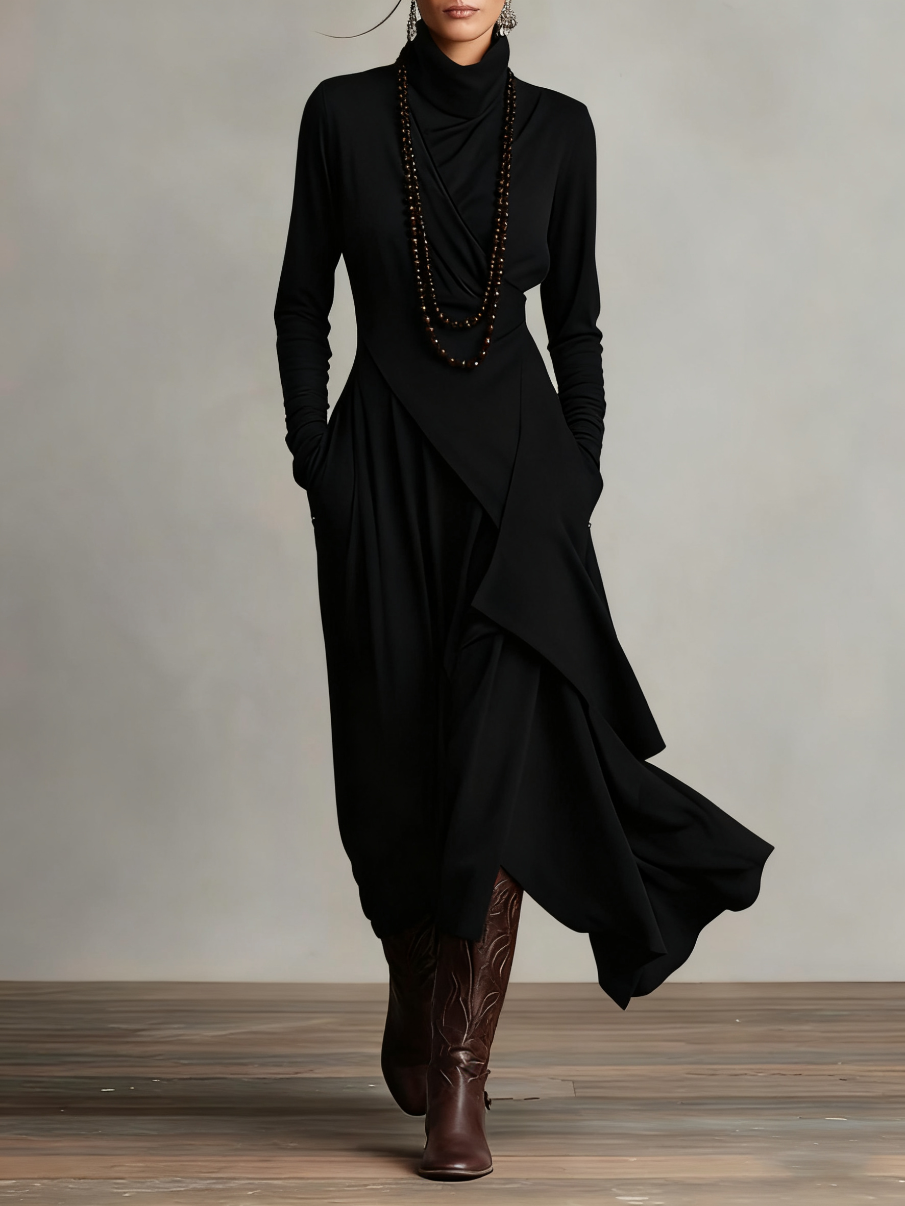 Genevieve | The Turtleneck Maxi