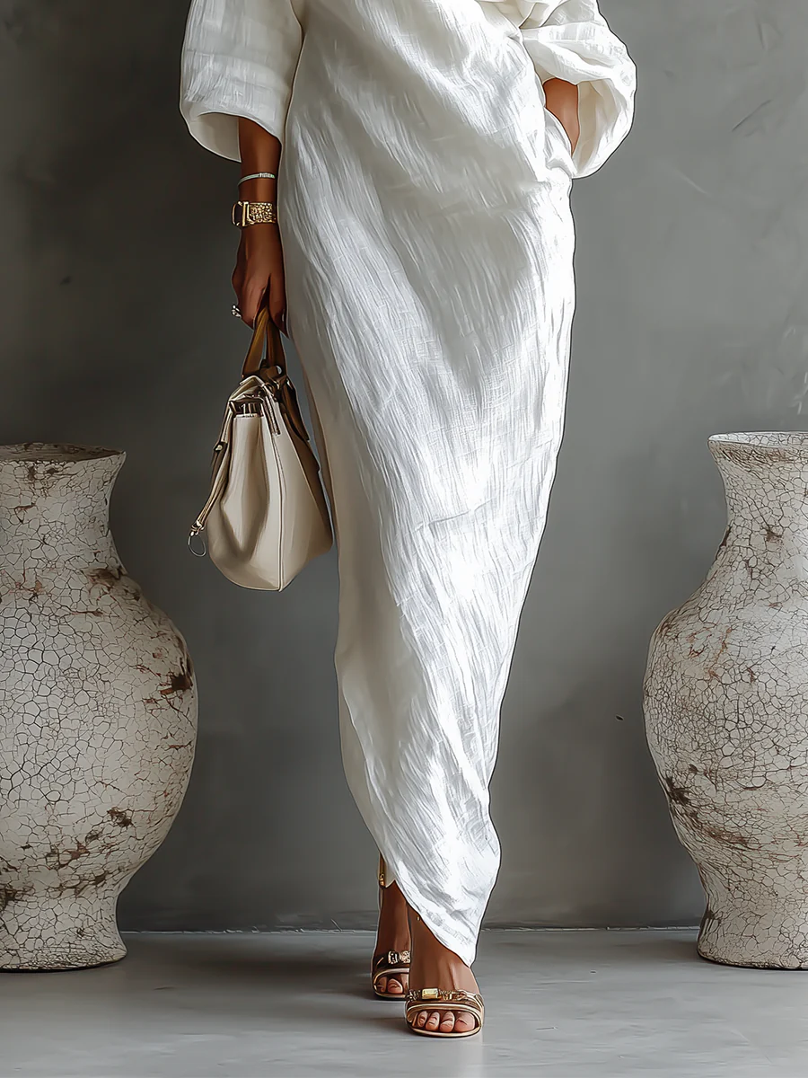 Sienna | Elegant one-shoulder maxi dress