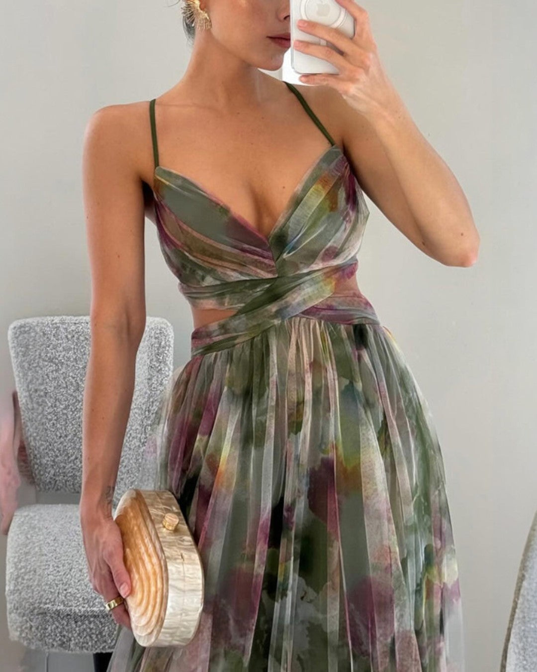 Millie - Elegant Floral Maxi Dress