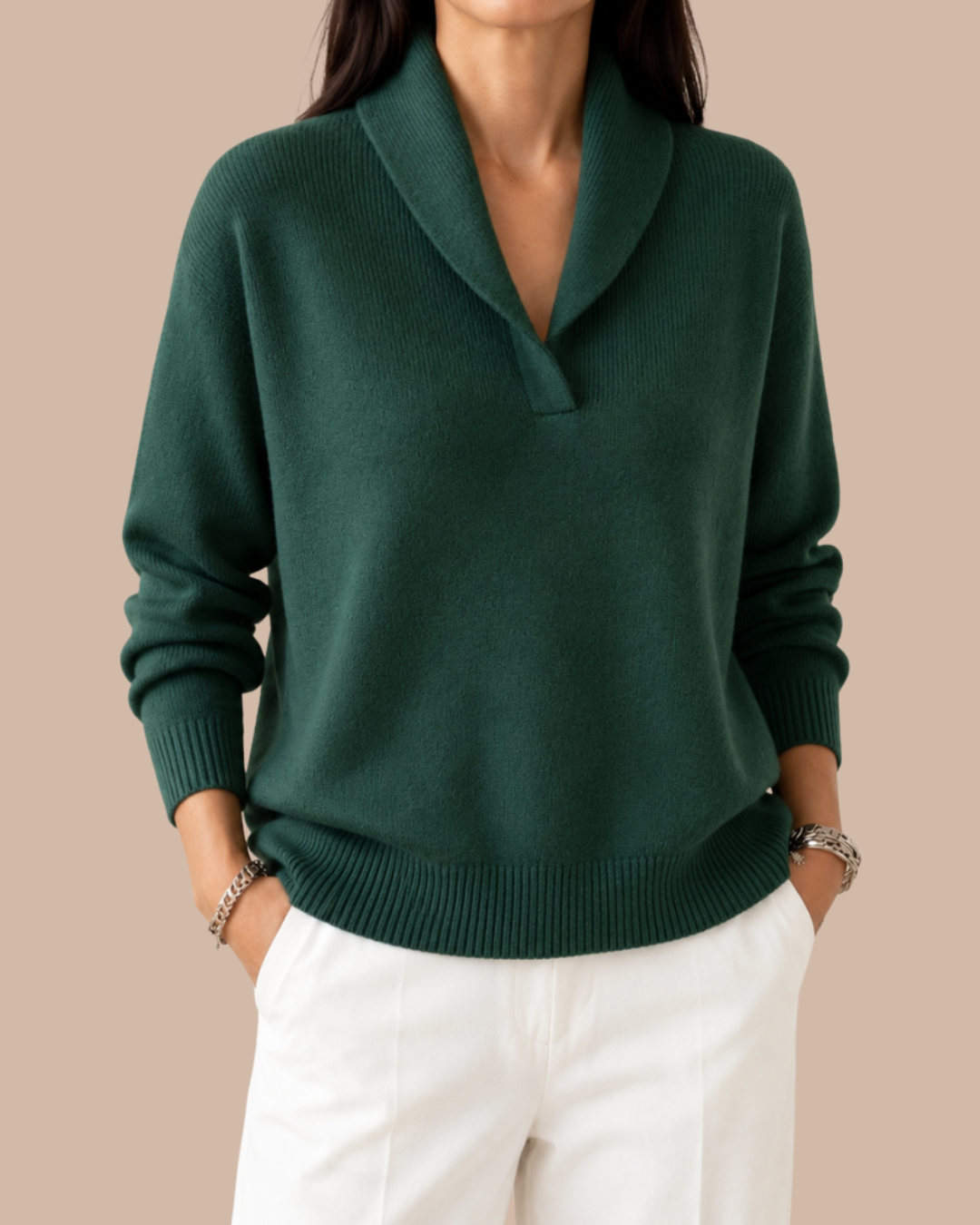 Maria - Soft V-Neck Jumper