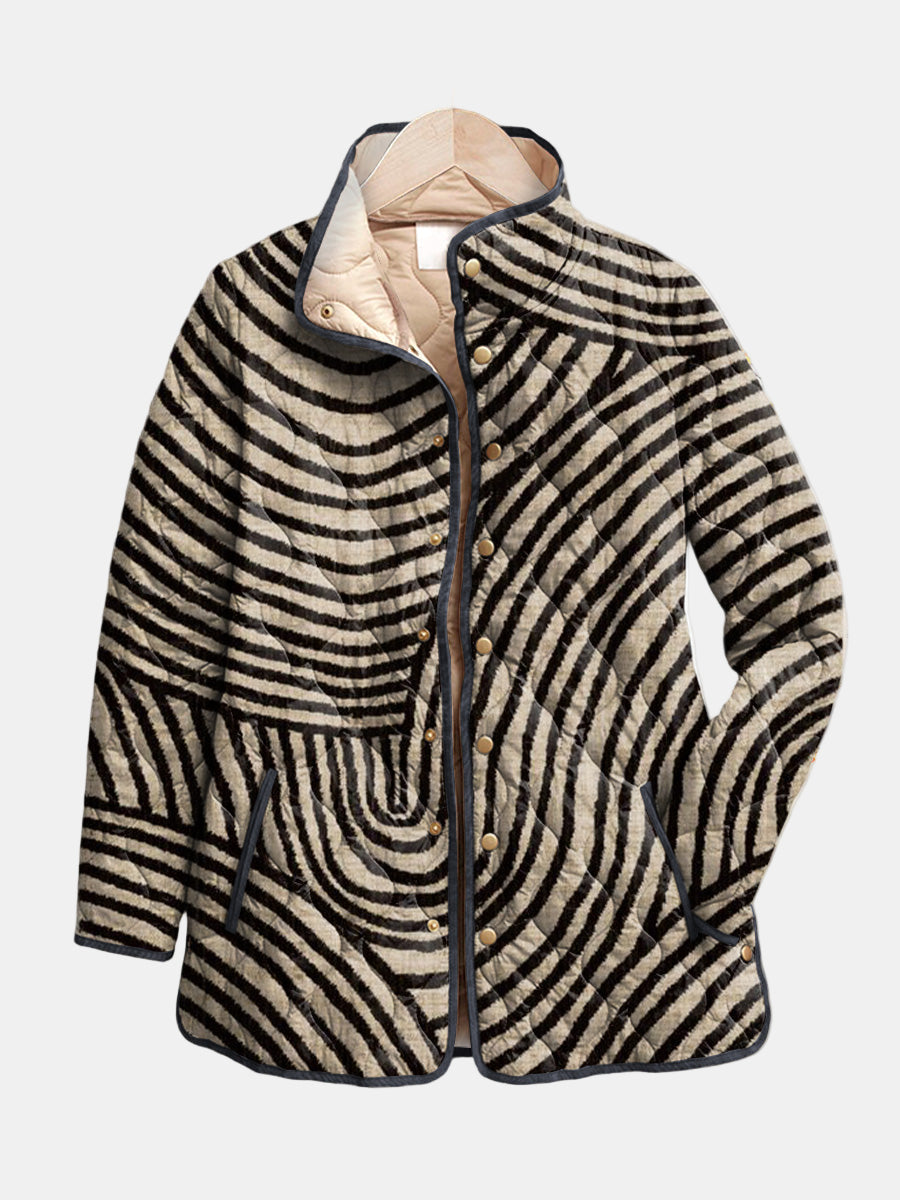 Amira™ | Retro Quilted Circle Jacket