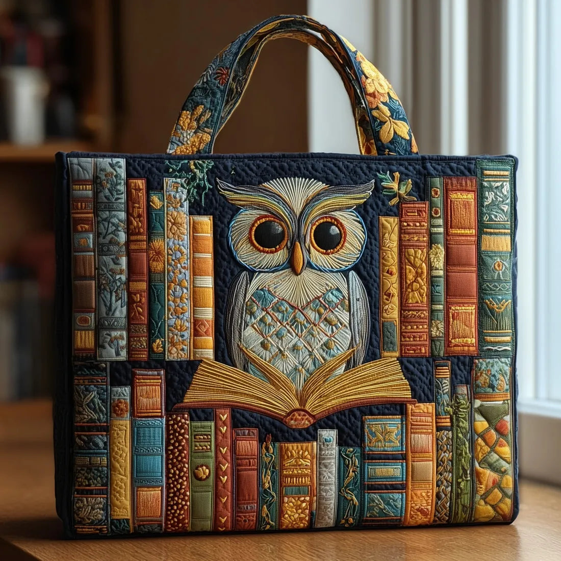 Handmade Bag – Reading Owl