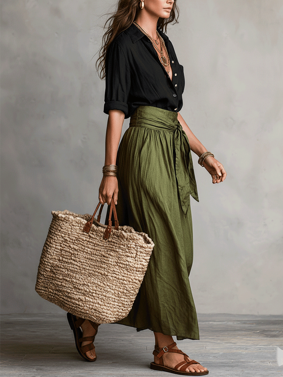 Alice - Effortless Elegance Boho Skirt Set