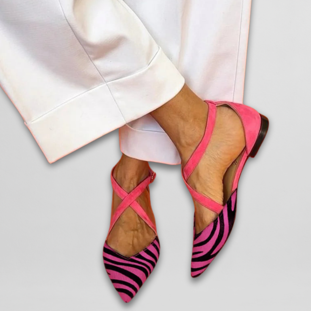 Olivia - Ballet Flats with Straps