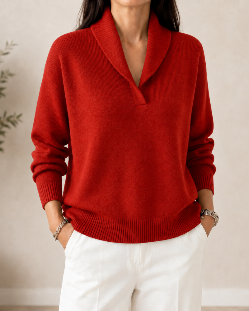 Maria - Soft V-Neck Jumper