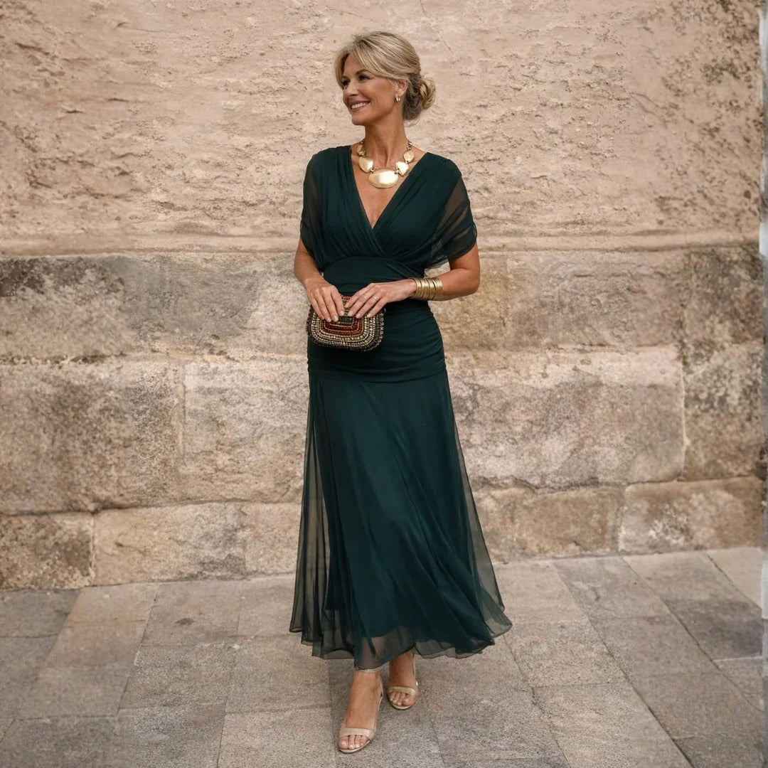 ELIZA  – ELEGANT GREEN DRESS