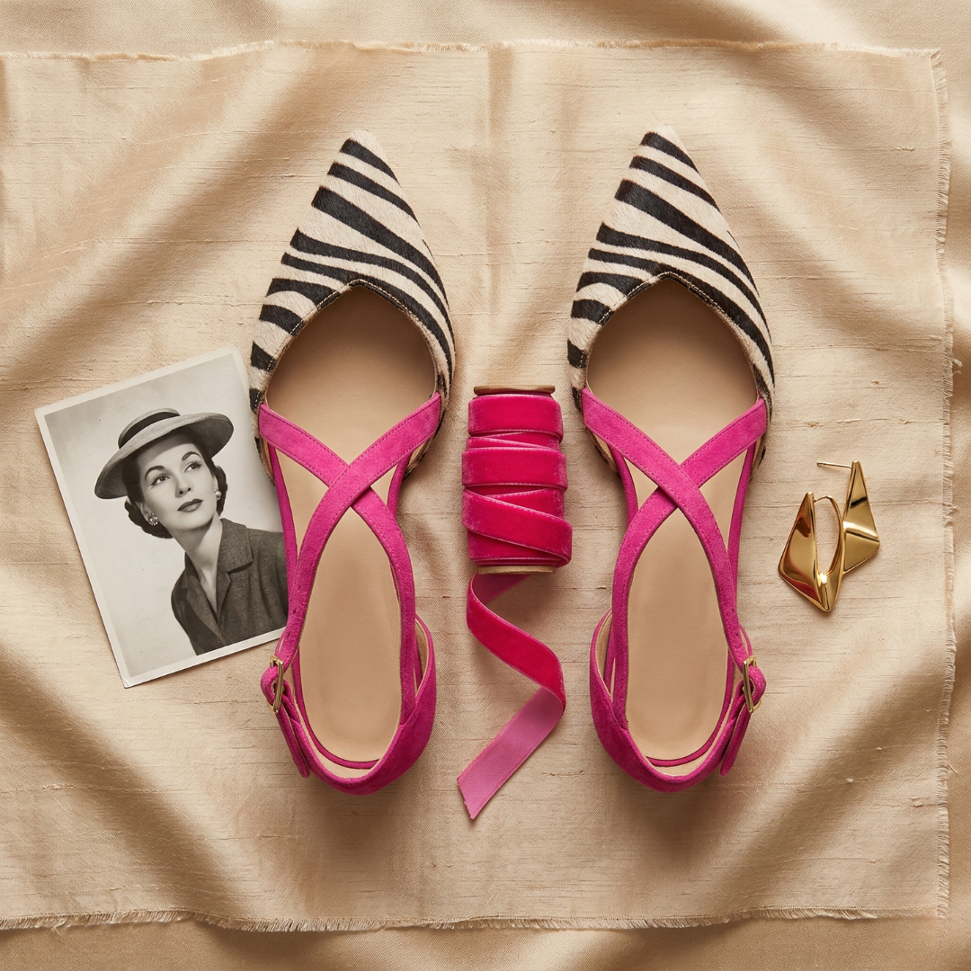 Olivia - Ballet Flats with Straps