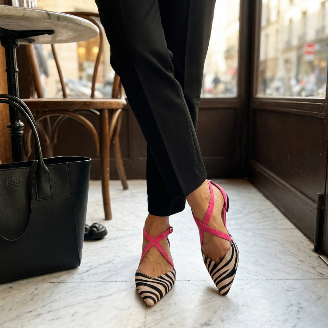 Olivia - Ballet Flats with Straps