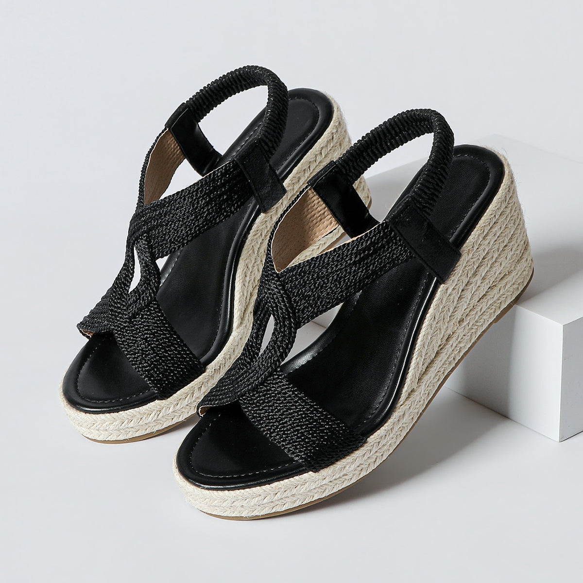 Aroa | Handwoven Wedge Sandals