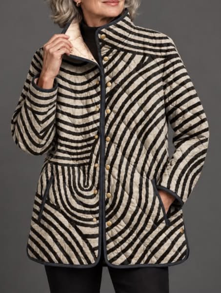 Amira™ | Retro Quilted Circle Jacket