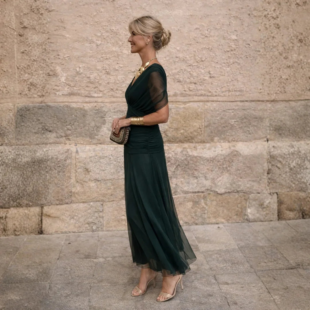 ELIZA  – ELEGANT GREEN DRESS