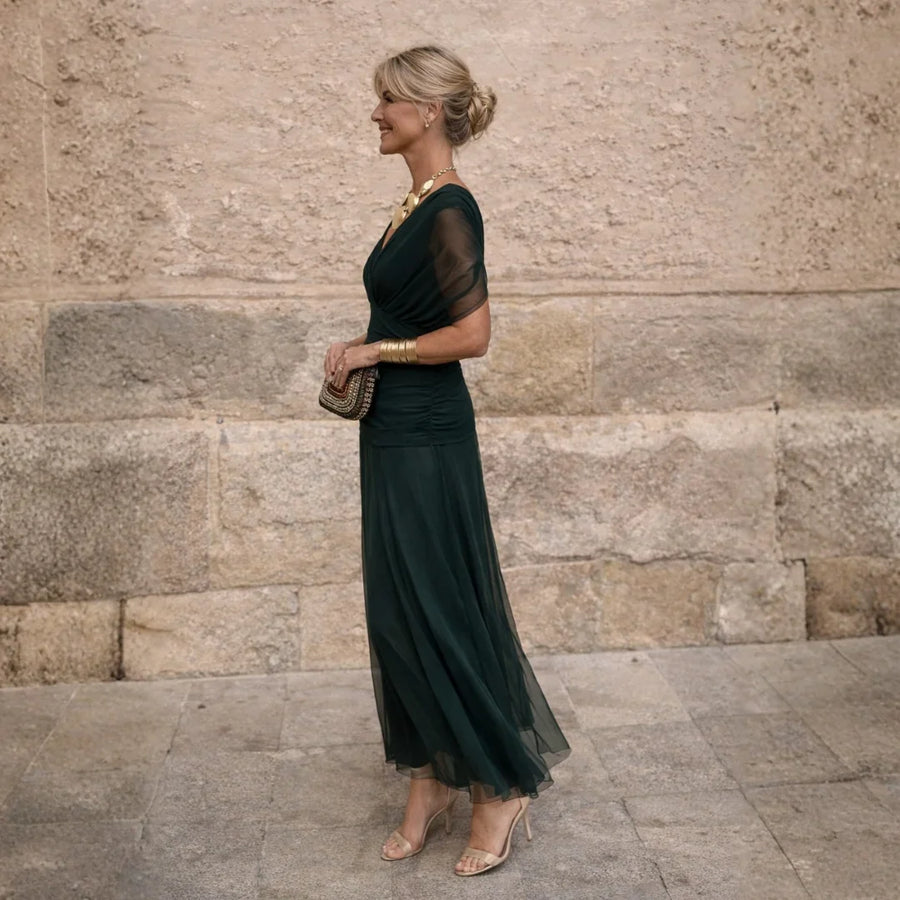 ELIZA  – ELEGANT GREEN DRESS