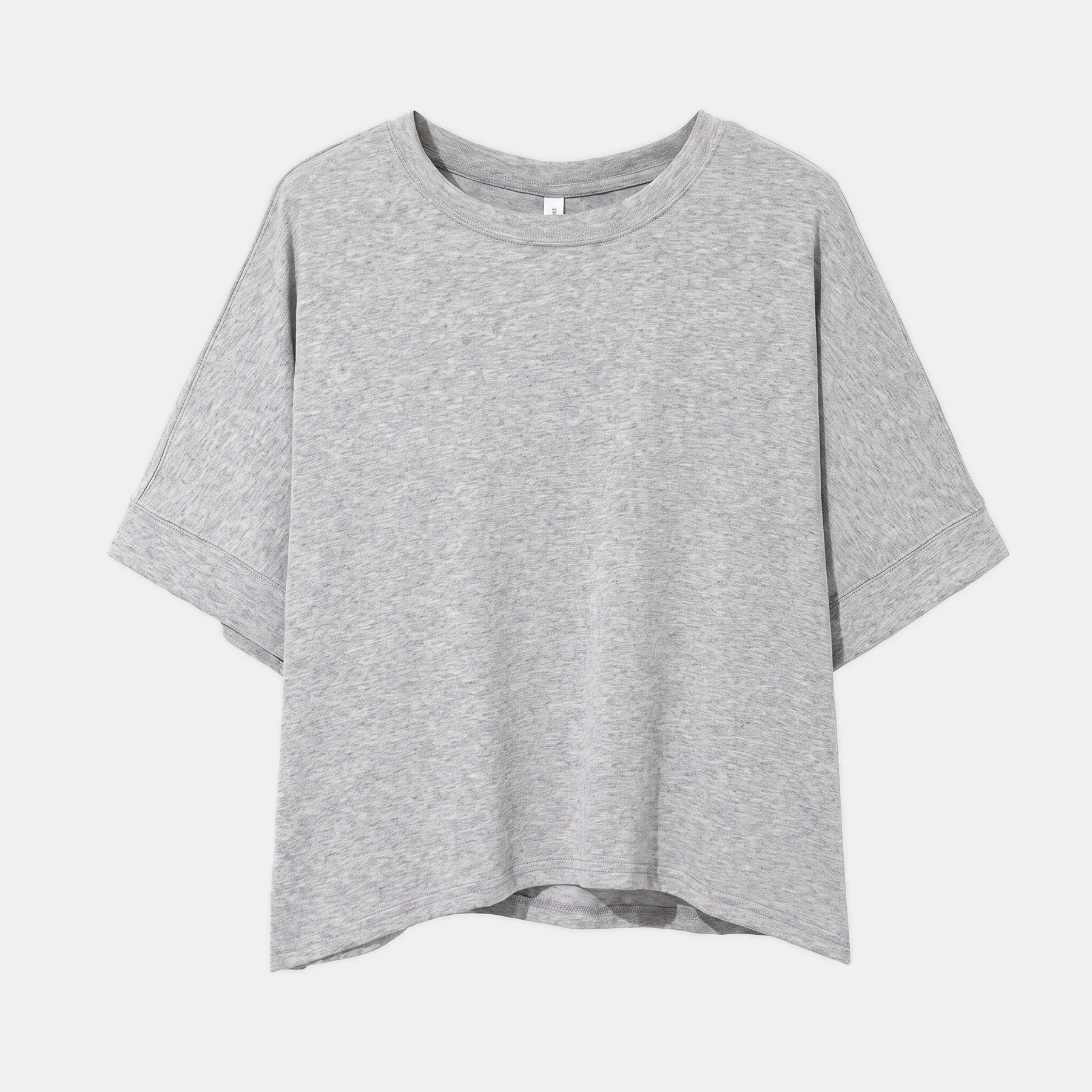 Women's Oversized t shirt Dropped Shoulder Rolled Cuff Boxy Tee