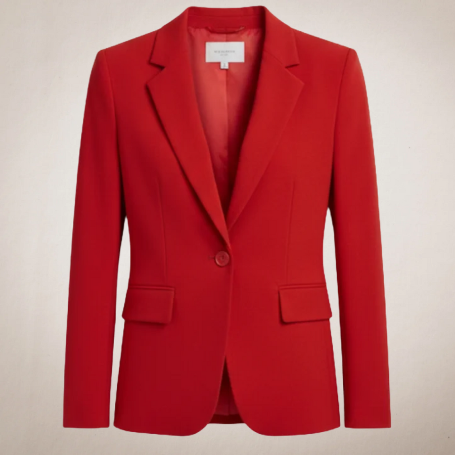 Edith | Single-Button Notched Lapel Blazer