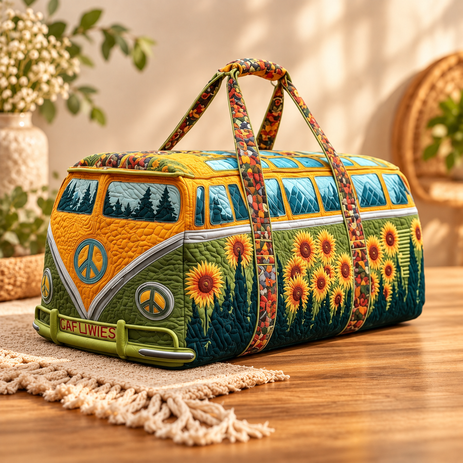Goldenvana | Quilted Travel Duffle Bag