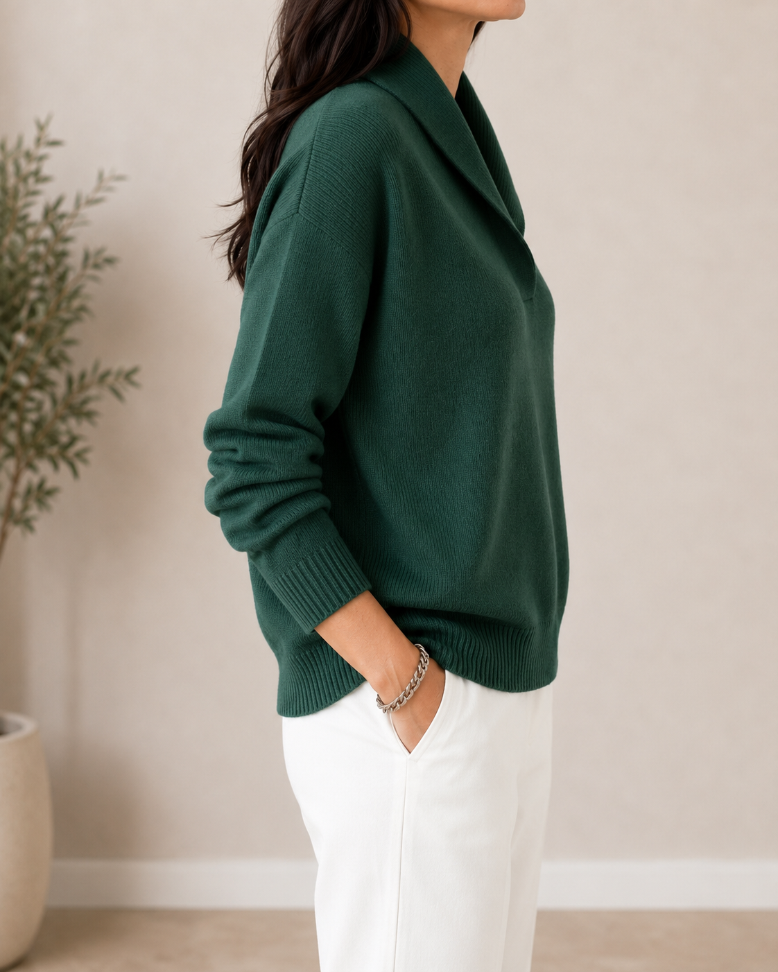 Maria - Soft V-Neck Jumper