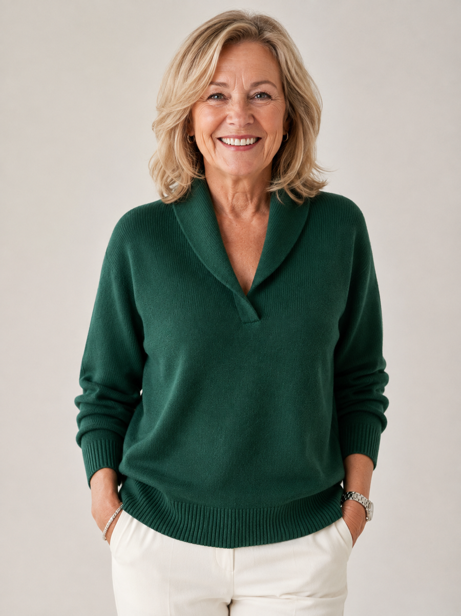 Maria - Soft V-Neck Jumper