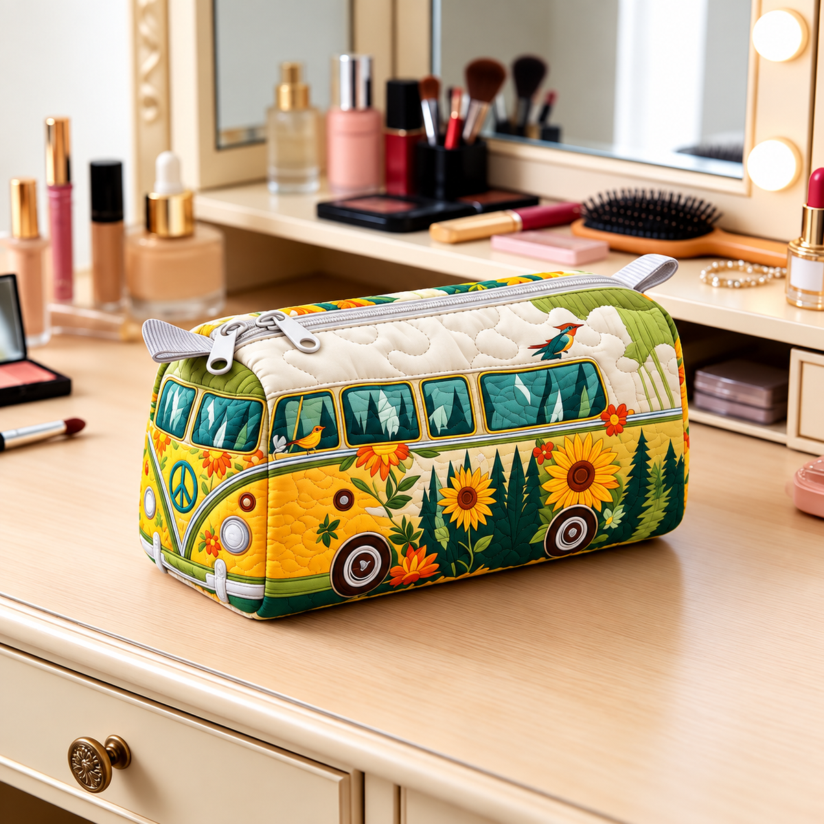 Sunmeadow | Sunflower Cosmetic Bag