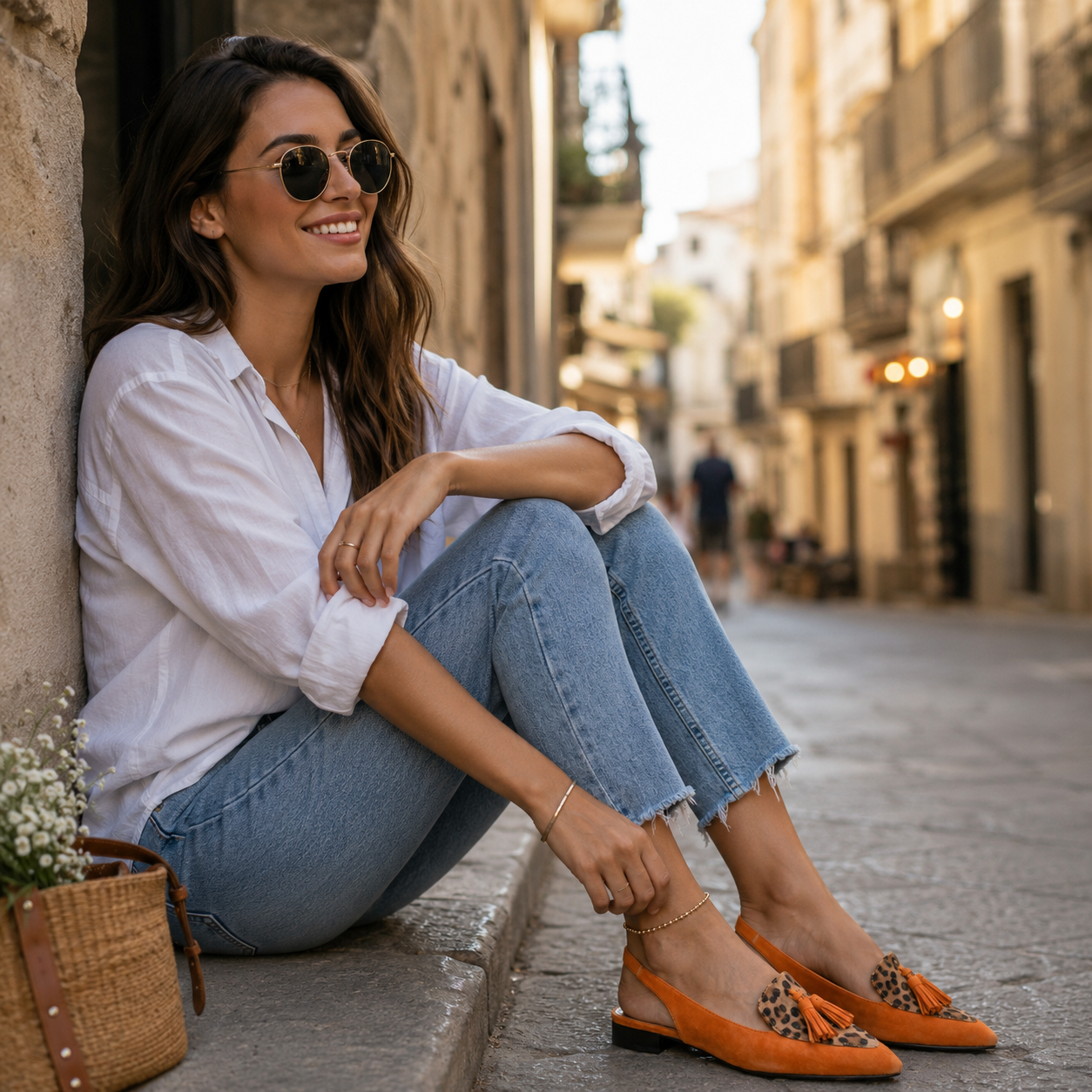 Eliza | Strappy Sandals with Tassels