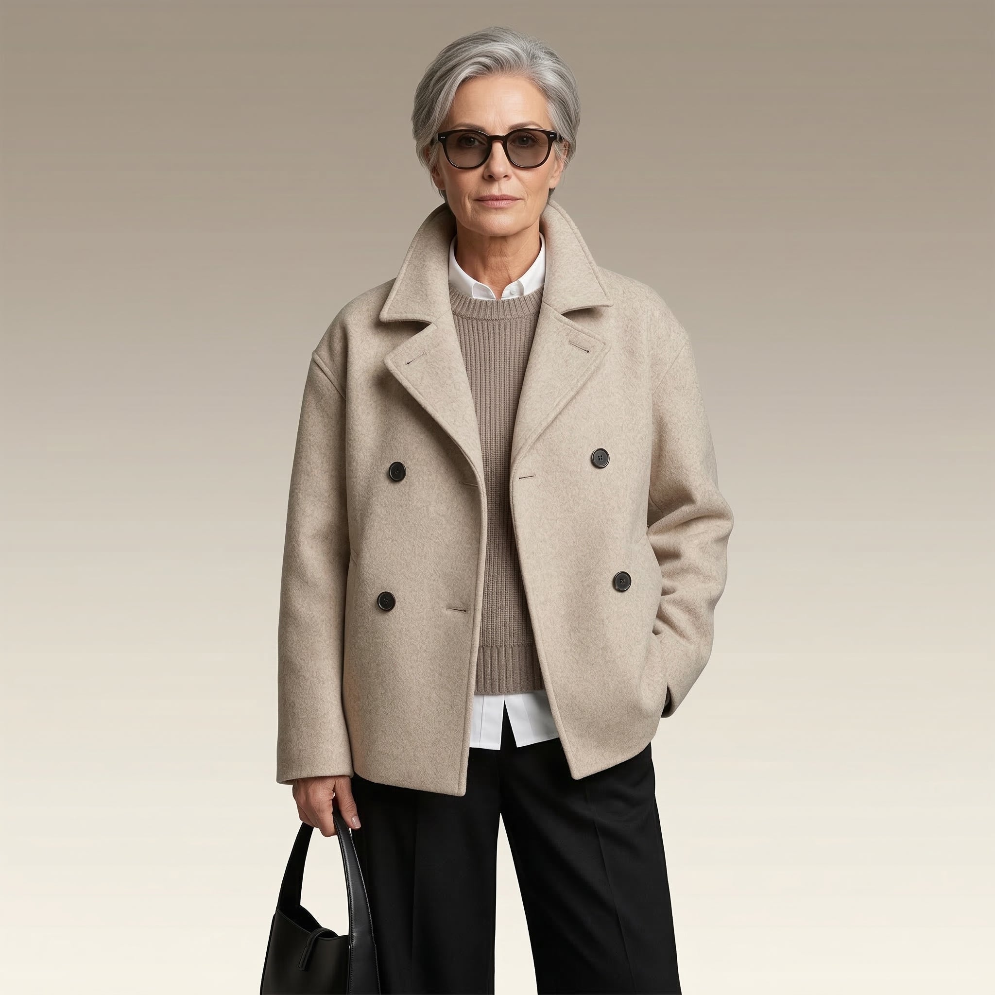 Rose - Chic Long Sleeve Coat