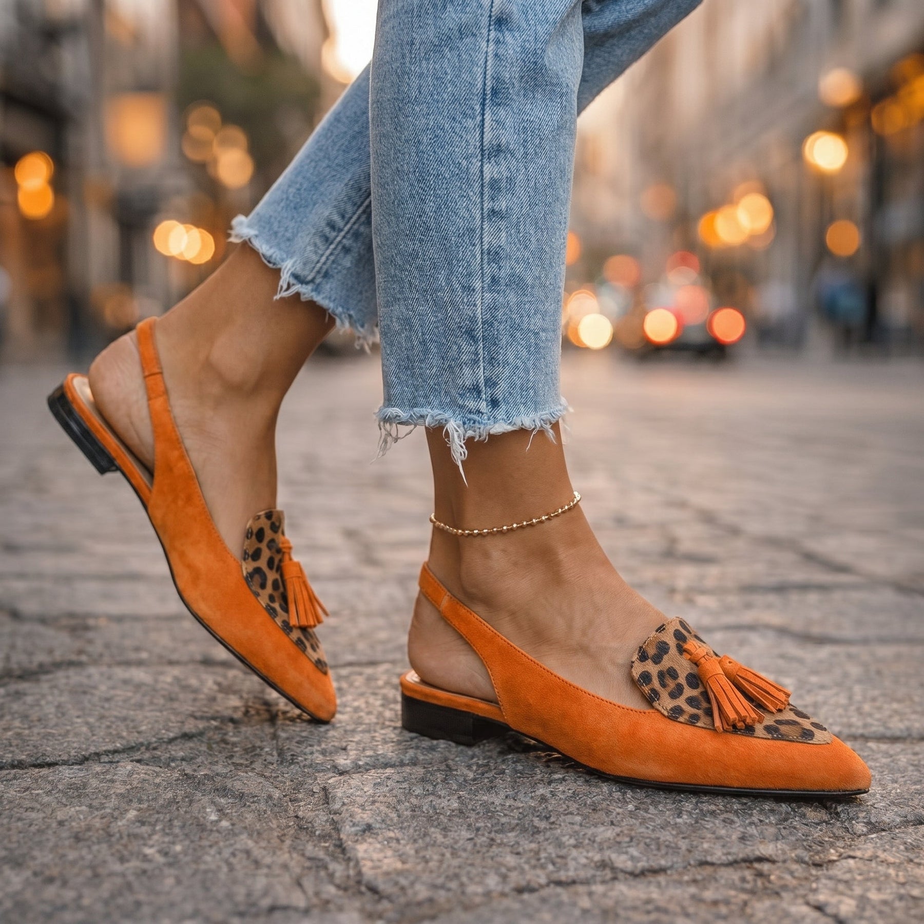 Eliza | Strappy Sandals with Tassels