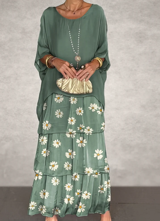 Mila - Elegant Flowing Maxi Dress