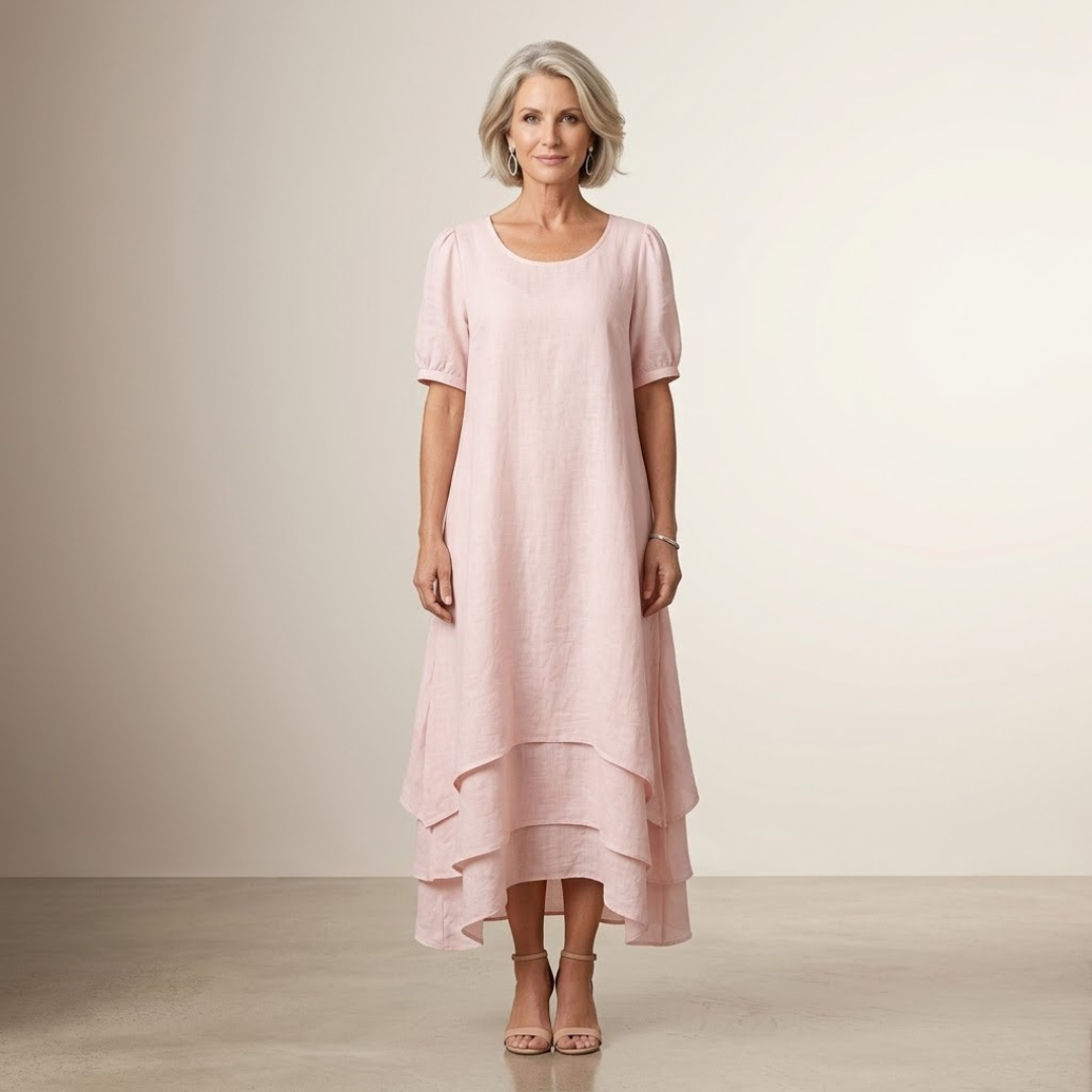 Rose - Flowing Tiered Maxi Dress