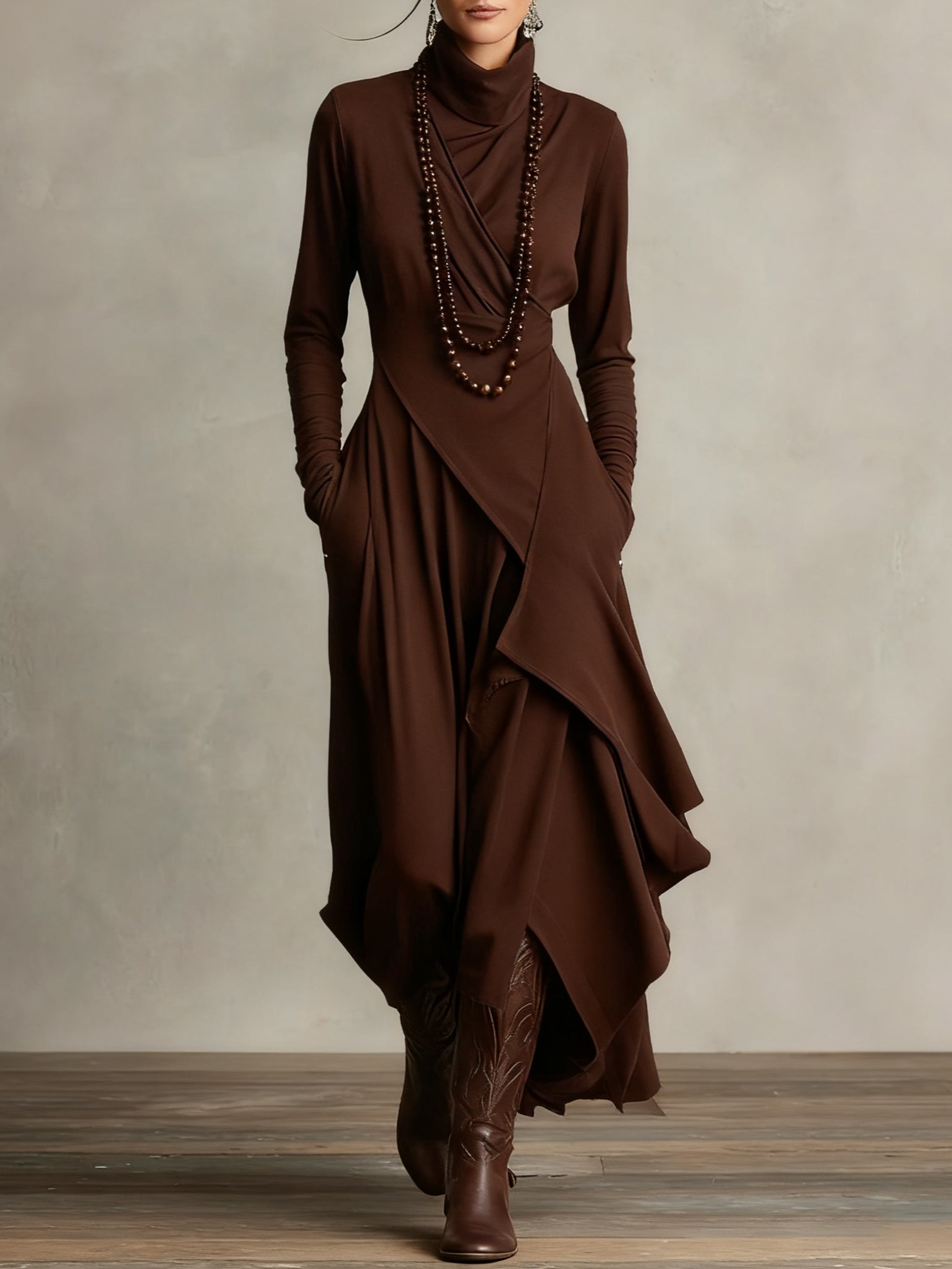 Genevieve | The Turtleneck Maxi