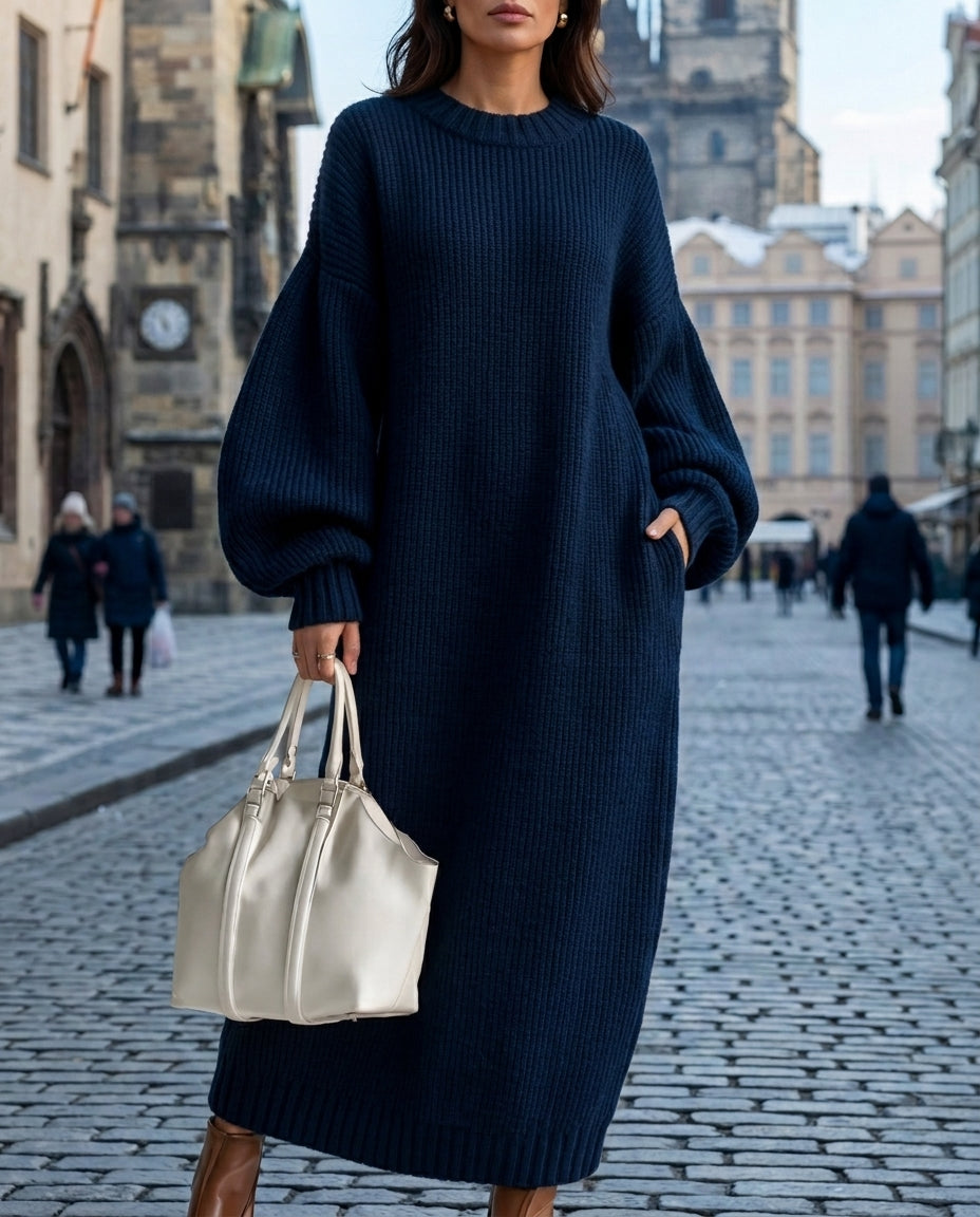 Adara™ | Oversized Maxi Jumper Dress