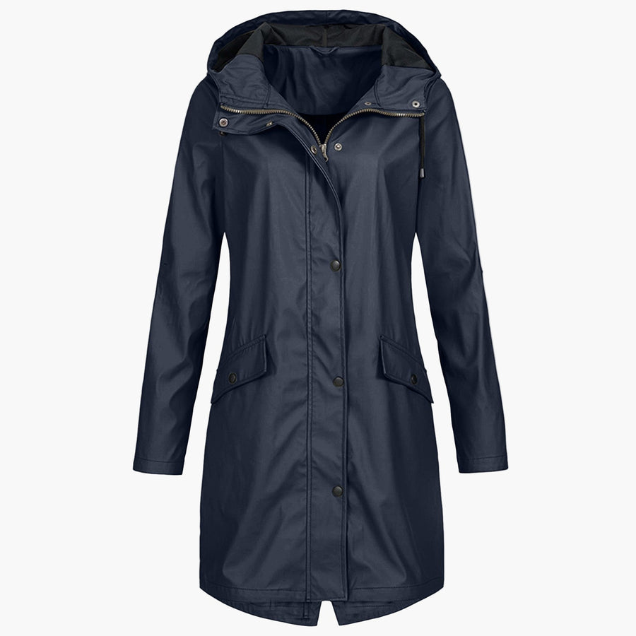 Lavinia | Weatherproof Longline Hooded Coat