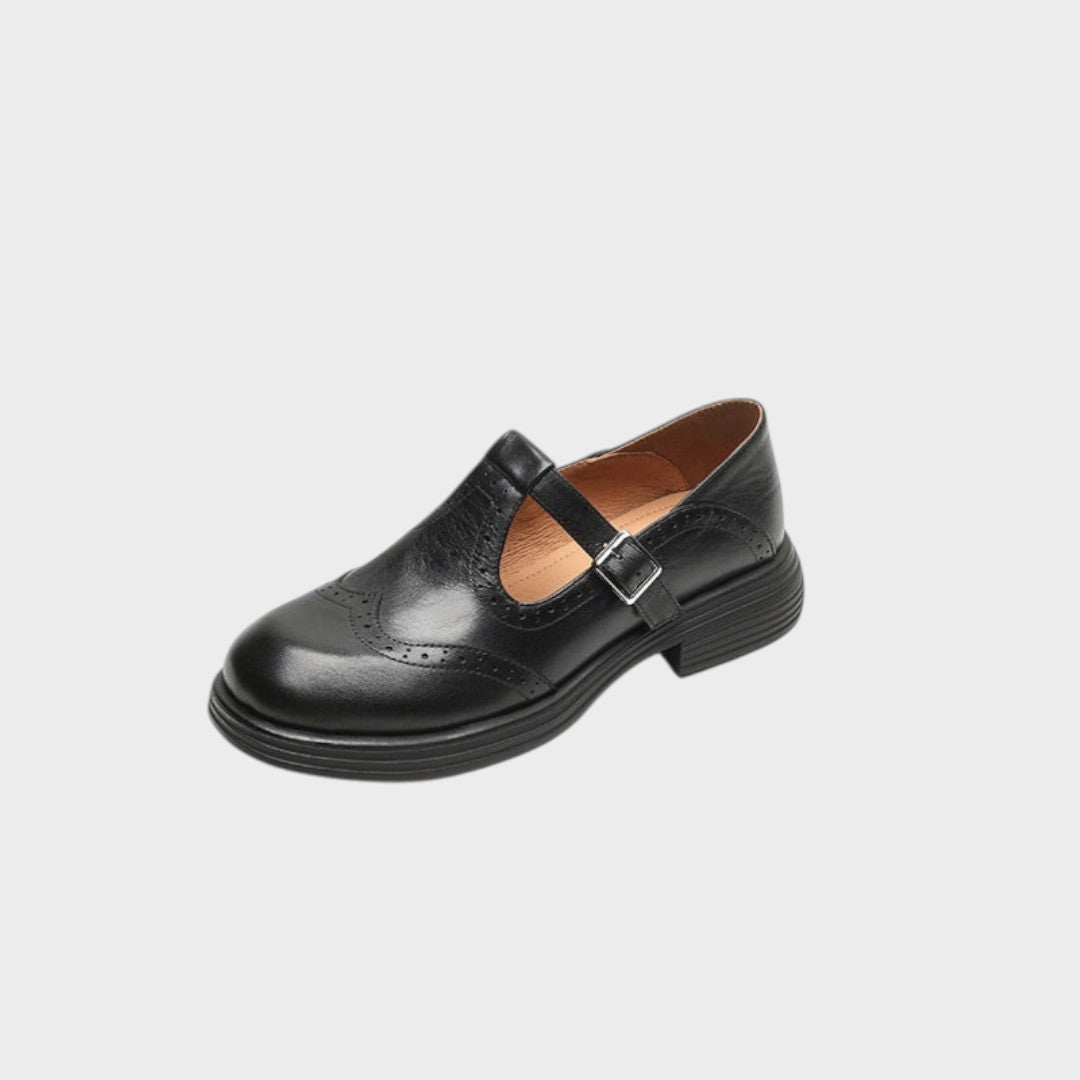 Alexandra | Elegant Leather Mary Jane Shoes