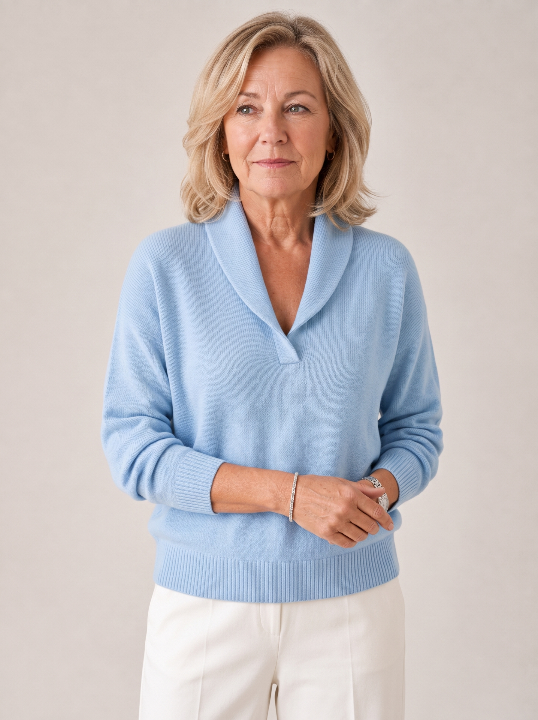 Greta™ — Shawl Collar Sweater