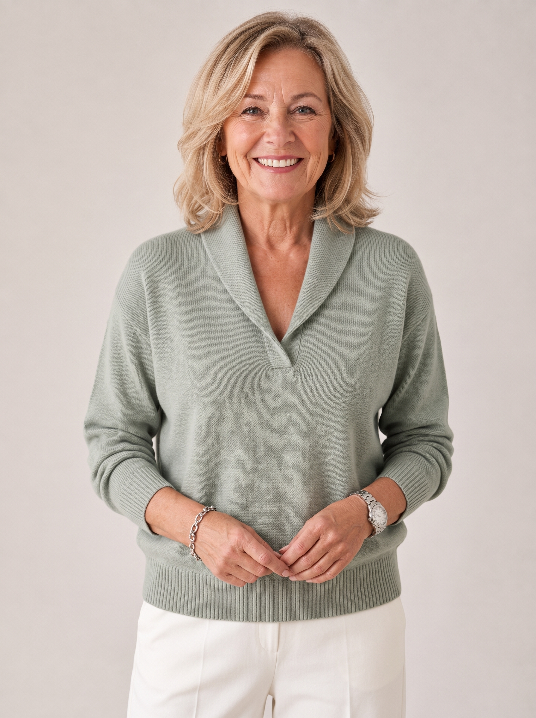 Greta™ — Shawl Collar Sweater