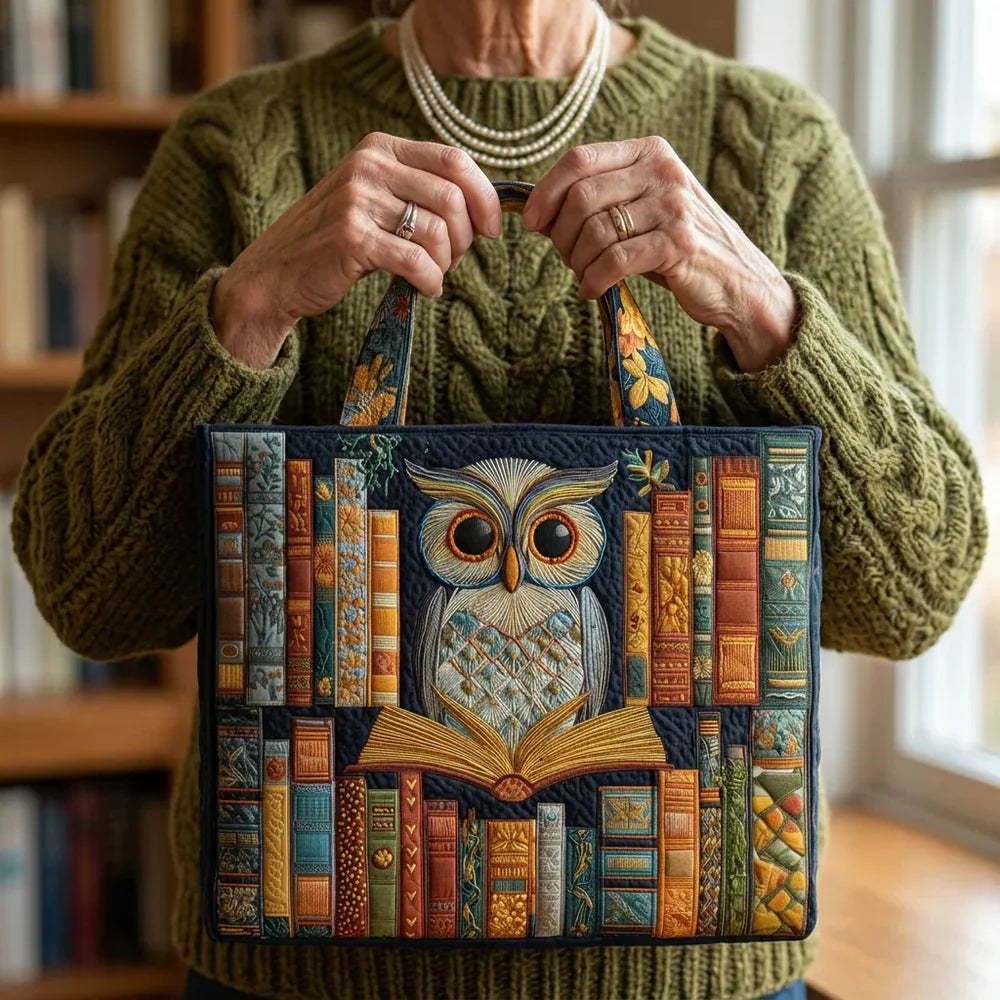 Handmade Bag – Reading Owl
