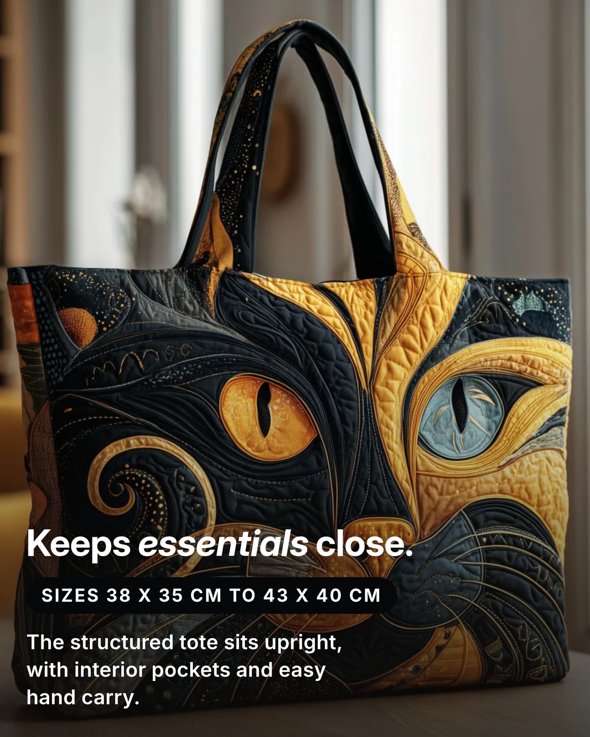 Rhea | Padded Interior-Pocket Tote